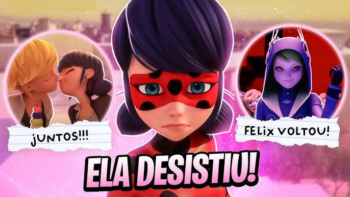 E a BEIJEI A LADYBUG 62 mi de visualizaç coe LADYBUG DO MIRACULOUS FICOU  PELADA NO