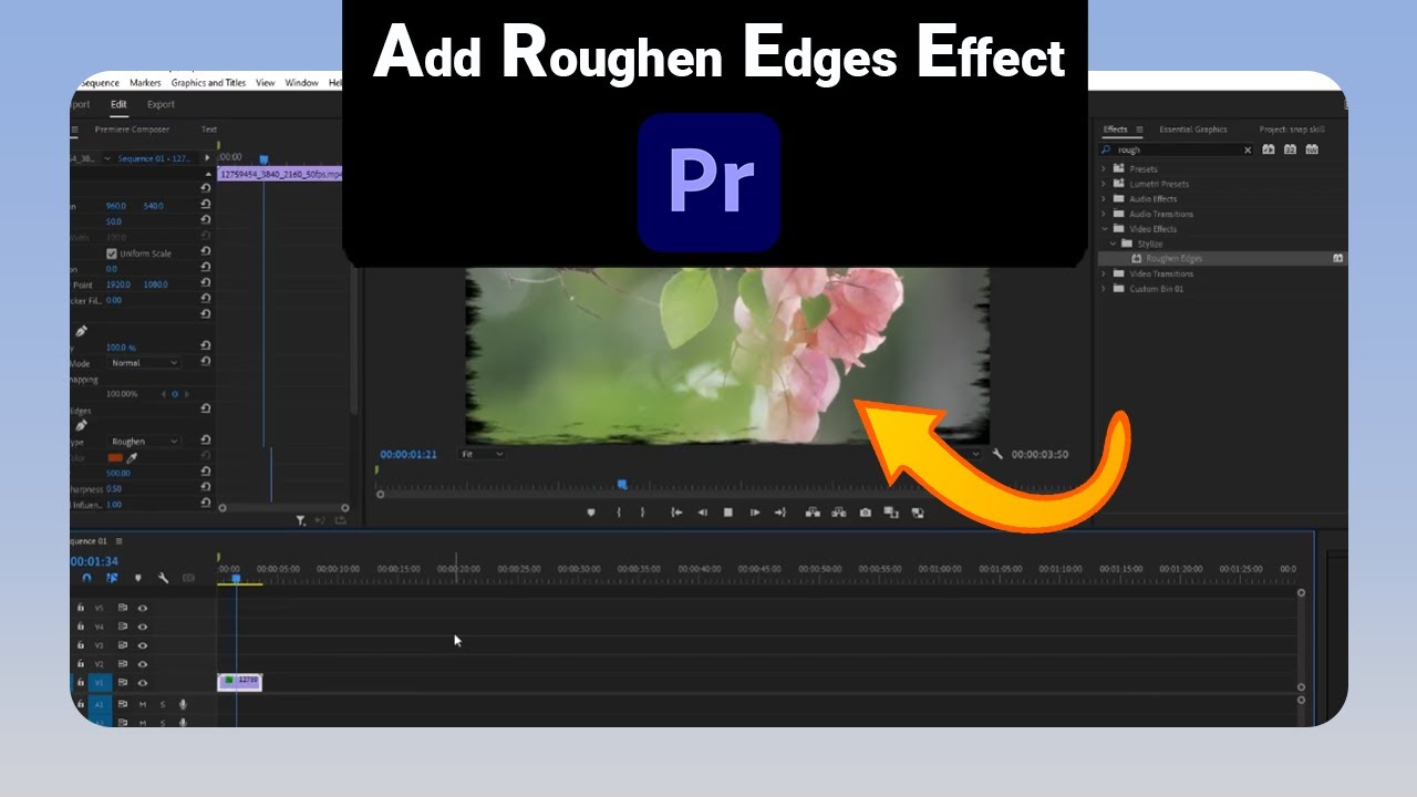 How to Add Roughen Edges Effect on Premiere Pro [NEW] - YouTube