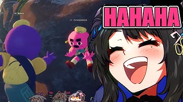 Nerissa Couldn’t Stop Laughing Watching Biboo Trying to Help Advent Cross the Cliff