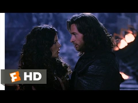 Van Helsing (Hugh Jackman) learns how to defeat Dracula while also discovering that there is a cure for the curse of the werewolf. TM & Â© Universal (2011) Buy Movie: www.amazon.com Scene: A Werewolf Cure - movieclips.com Movie Details: Van Helsing (2004) - movieclips.com Cast: Shuler Hensley, Hugh Jackman, Kevin J. O'Connor, David Wenham, Kate Beckinsale Director: Stephen Sommers Producer: Artist W. Robinson, Bob Ducsay, David Minkowski, Stephen Sommers Screenwriter: Stephen Sommers Film Description: Van Helsing is a 2004 American action horror film about vigilante monster hunter Gabriel Van Helsing, written, produced, and directed by Stephen Sommers. The film stars Hugh Jackman and Kate Beckinsale. The film opened on May 7, 2004. The film is a homage and tribute to the Universal Horror Monster films from the 30's and 40's (also produced by Universal Studios), of which director Stephen Sommers is a fan. The titular character was inspired by Abraham Van Helsing from Irish author Bram Stoker's novel Dracula. Distributed by Universal Pictures, the film includes a number of monsters such as Count Dracula and the Frankenstein's monster in a way similar to the multi-monster movies that Universal produced in the 1940s, such as Frankenstein Meets the Wolf Man and House of Dracula. Plot: 1887, Transylvania, Doctor Frankenstein (Samuel West) brings to life his Monster (Shuler Hensley) with the aid of his assistant Igor (Kevin J. O'Connor), and Count Dracula (Richard Roxburgh <b>...</b>