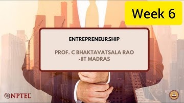 💥Entrepreneurship | Week 6 Quiz | Assignment 6 Solution | NPTEL 2022 | SWAYAM💥💥