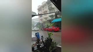 วันนี้บางแคฝนตกจริงครับหนักแน่