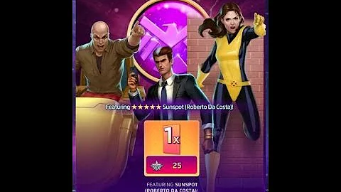 Marvel Puzzle Quest: MPQ the Sunfire Store! Let's Champ Sunspot! Over 50 Pulls!