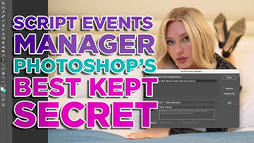 This simple trick with change how you work in Photoshop, FOREVER! Using the Scripts Events Manager