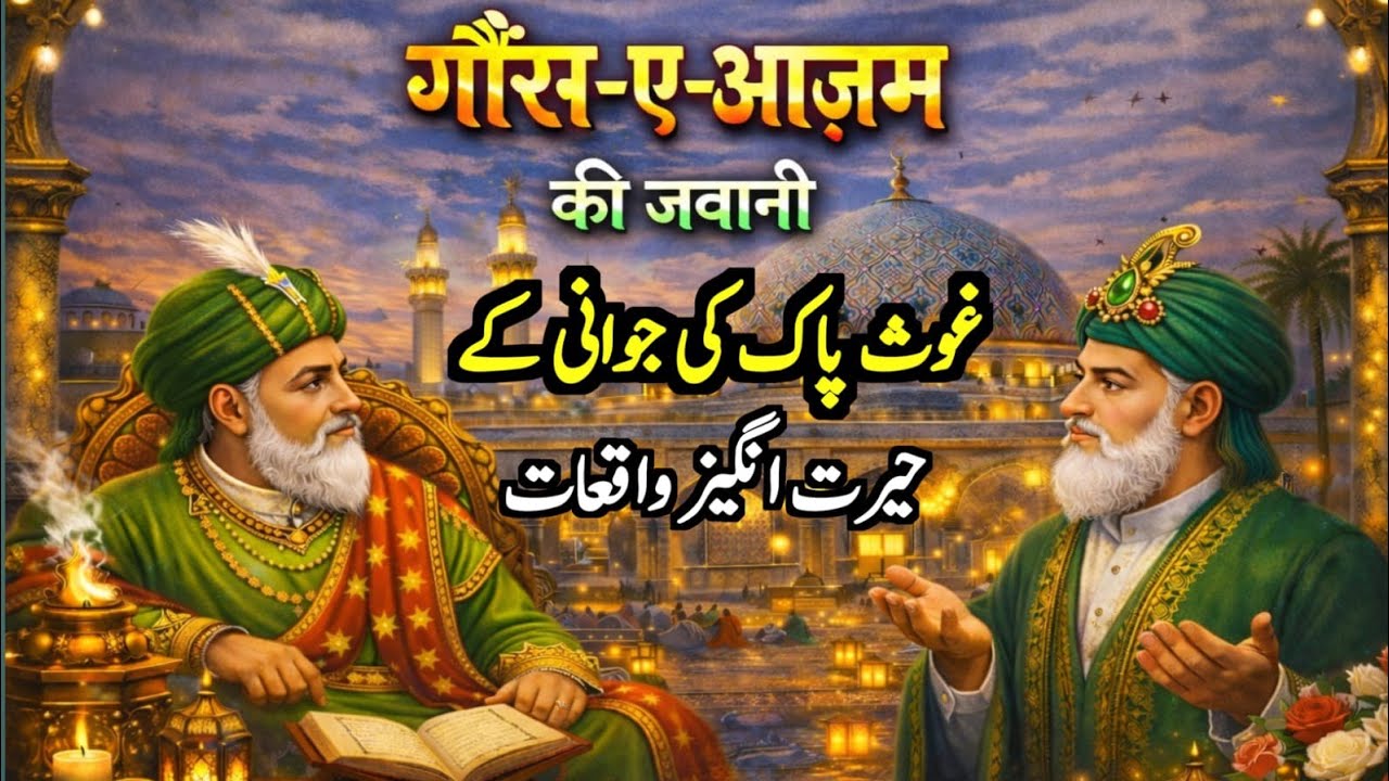 Ghous e Azam Ki Jawani Ki Karamat || Sheikh Abdul Qadir Jillani Ki Karamat Aur Wazaif || Hijaz Voice