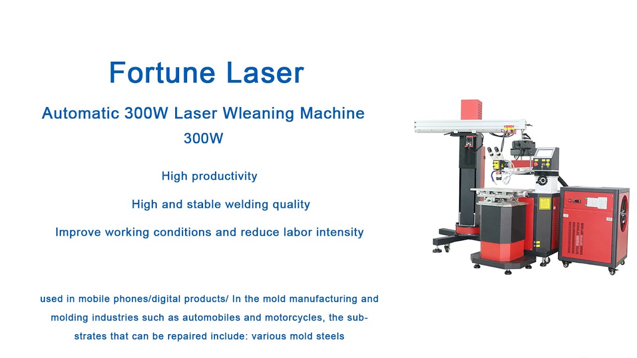 Laser mold automatic laser welding machine - YouTube