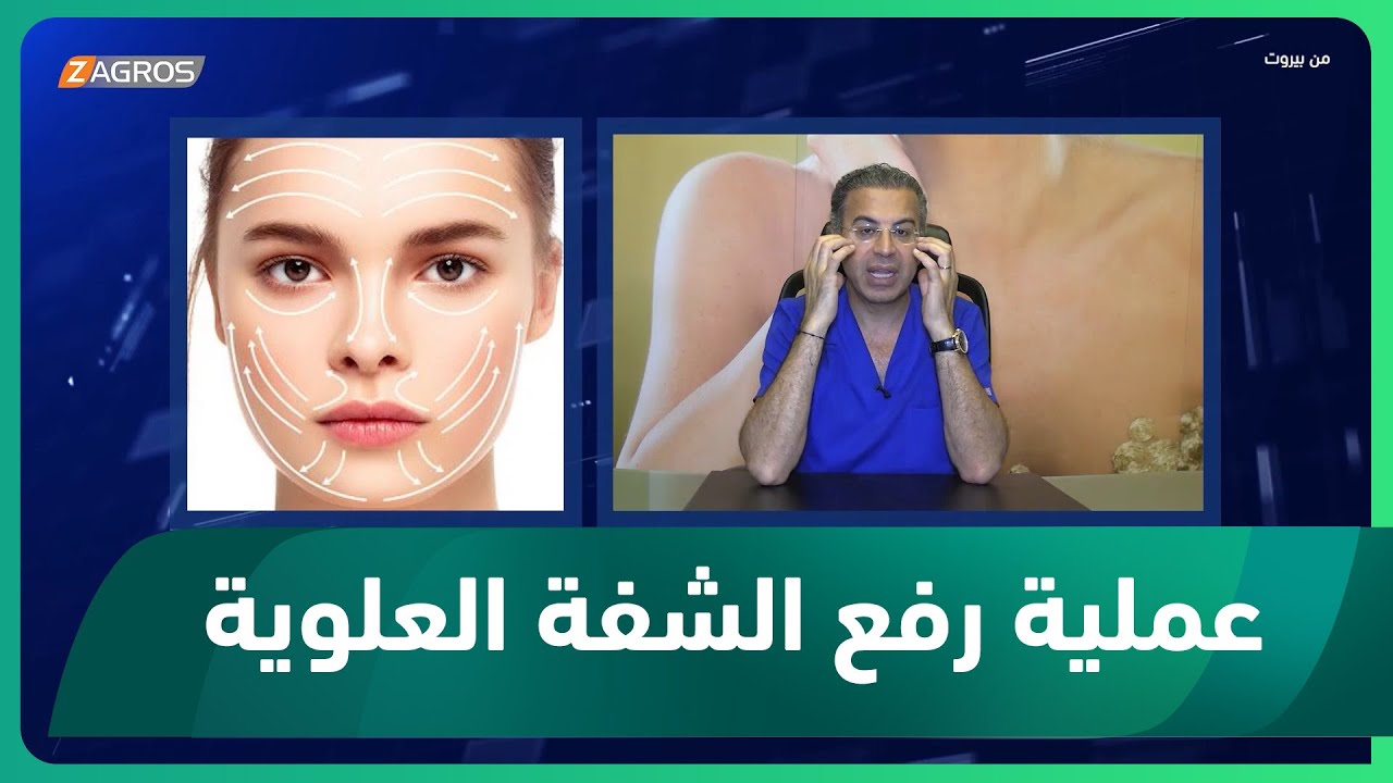 طبيب التجميل د.نادر صعب يشرح عملية رفع الشفة العلوية للحصول على ابتسامة أجمل