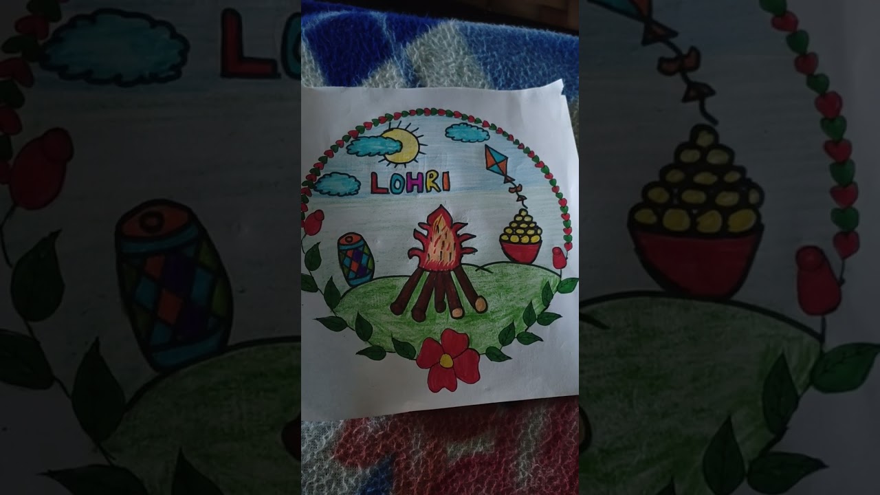 lohri greeting card 