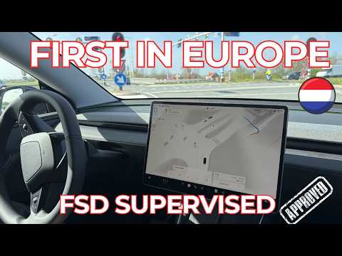 Tesla FSD Netherlands First Owner Test Drive