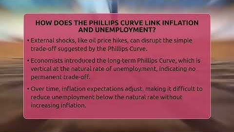 How Does The Phillips Curve Link Inflation And Unemployment? - Inflation Insight Channel
