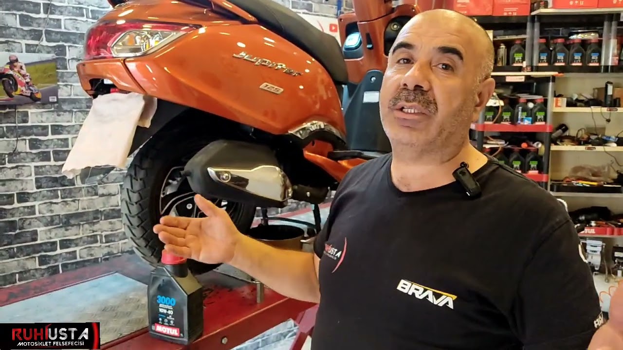 TÜRKİYE'DE BİR İLK TVS JÜPİTER 125 ÜCRETSİZ YAĞ DEĞİŞİMİ USTA EĞİTİCİ FARKIYLA