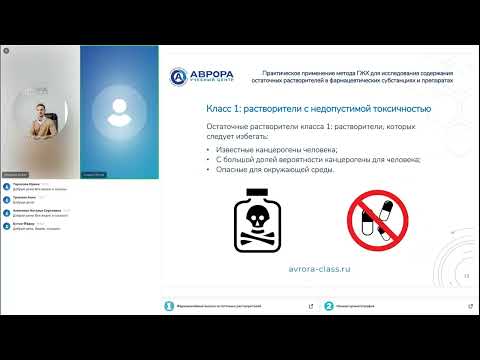 Практическое применение метода ГЖХ для исследования содержания остаточных растворителей