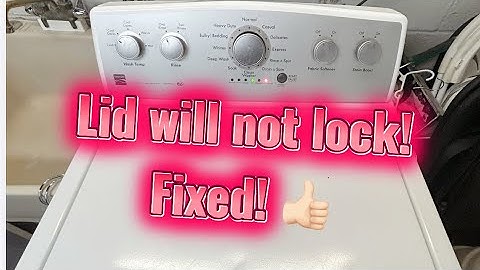 (ANYONE CAN DO IT!!)..Fixing a kenmore washer Fast and easy