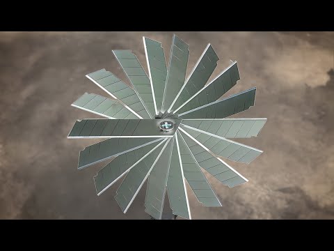 100 Utility Knife Blades into a Bowie Knife – Handmade Forging and Epic Finish