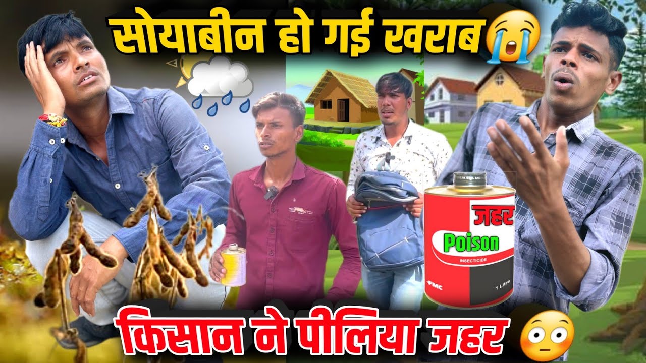 सोयाबीन खराब हो गई तो किसान ने पिया जहर 😳 फिर || समूह की किस्त || ने बचाई जान | mp tour by vikas