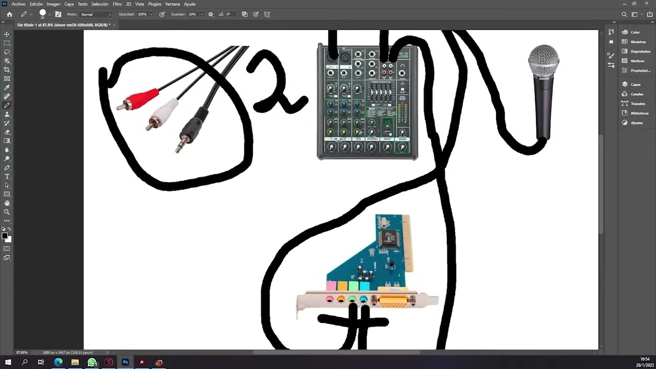 Conectar un mixer y configurar con Radioboss
