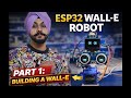 WALL-E Robot Using ESP32 | OLED Eyes, Servo Head & Ultrasonic Sensor 🔥