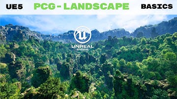 Unreal Engine 5 PCG Landscape and Spline Tutorial