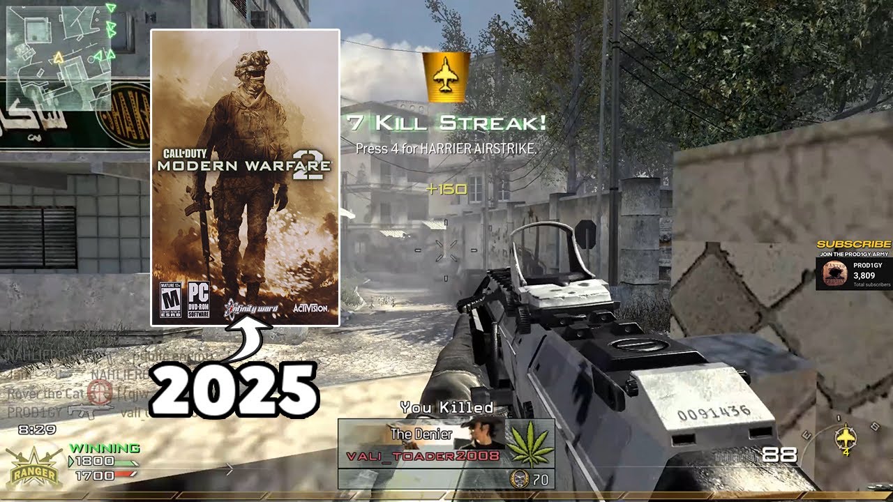 MW2 In 2025 Is EASY:"GG HACKER" INSANE ACR RED DOT NUKE ON INVASION TDM!