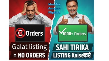 Galat Listing = No Orders! ❌ Meesho, Amazon, Flipkart par Sahi Listing Kaise Kare?