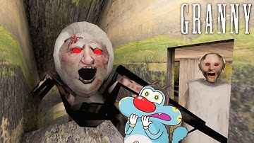 Secret Double Jumpscare of Granny and Spider Angelina in Granny 1.8 With Oggy and Jack