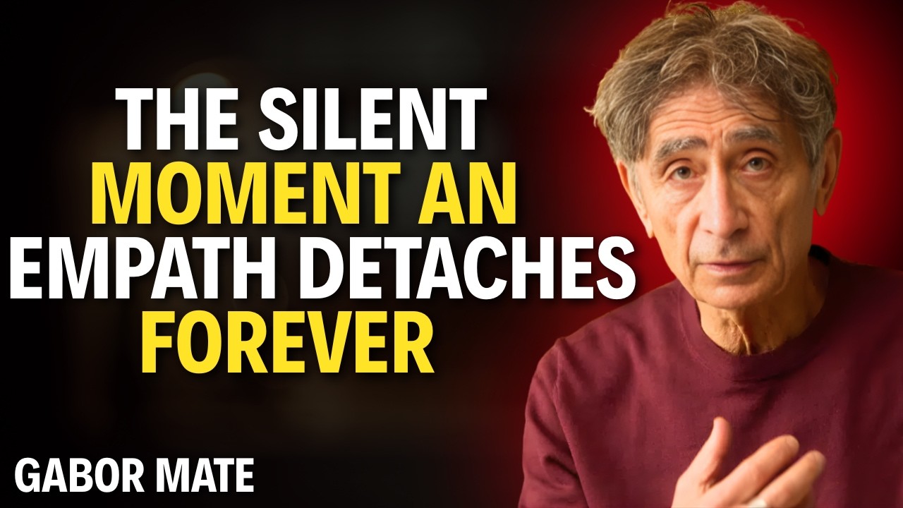 The Silent Moment an Empath : Detaches Forever | DR. GABOR MATÉ SPEECH