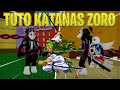 Comment assembler les katana de zoro pour avoir la ttk sur blox fruits 