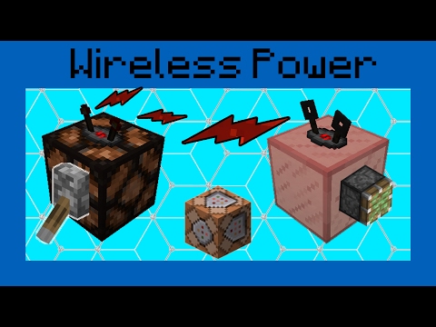 Wireless redstone - Transmit power ∞ distances 1 command