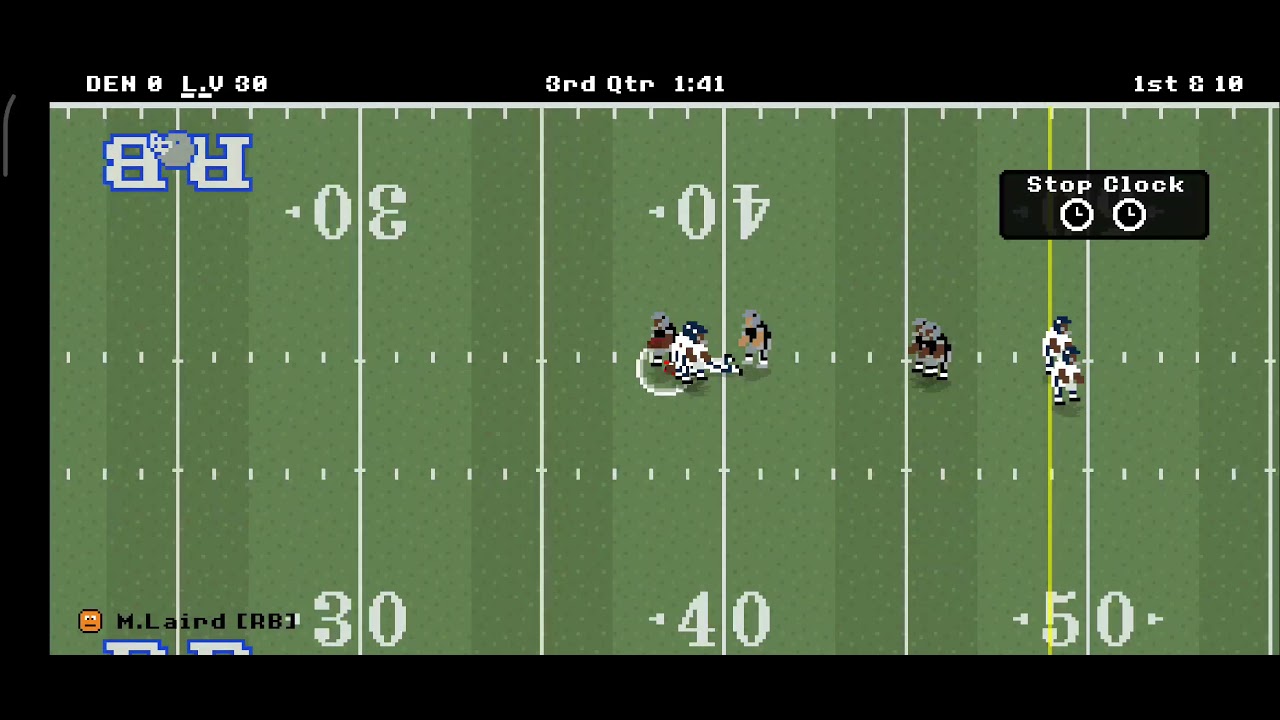 Retro Bowl Football - Year 8 - Week 1 - Las Vegas Raiders vs Denver Broncos - Android Gaming