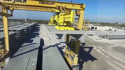 Lifting 35Tons Precast Concrete Double Tee Beams