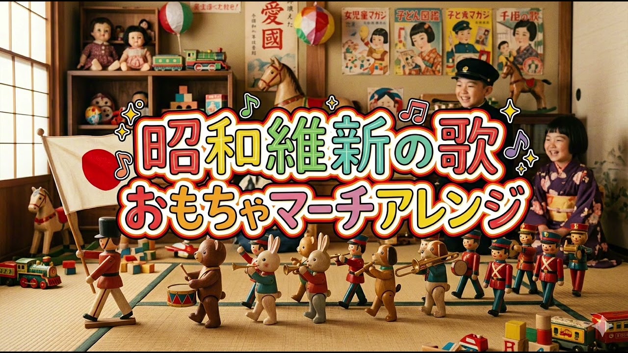 帝国軍歌集（ミニ） 軍歌「青年日本の歌」（昭和維新の歌）おもちゃマーチアレンジ