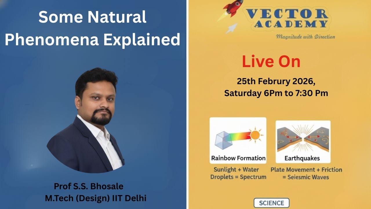 Some Natural Phenomena Explained | Foundation Session 27| By Sangram Sir| Vector Academy