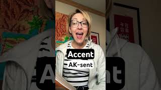 ACCENT - Quick English Pronunciation & Vocabulary Word Derivation Lesson tarlespeech shorts
