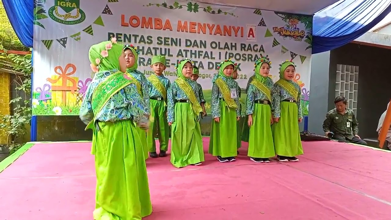 JUARA !! LOMBA MENYANYI MARS RA | POSRA 2022 | By RA An-Najah Pancoran Mas