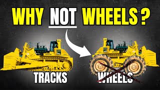 Why (Most) Giant Bulldozers Don't Have Wheels? #engineering
