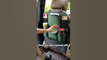 🚗✨ Tired of clutter in your car? Our car seat back organizer is here to help.