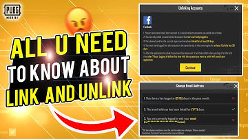 Link And Unlink in Pubg Mobile - How to Unlink 3rd Link in Pubg 2023
