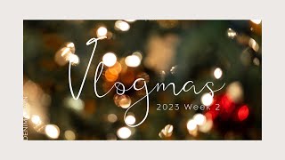 Vlogmas Week 2 | Lots of knitting, chilling, and having a cold. Ha.