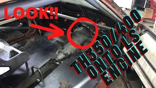 EASIEST way to mount your th350/th400 to your LS project