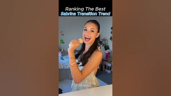 Ranking the Best Sabrina Transition Trend #makeup  #shorts