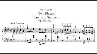 Amy Beach: Farewell Summer, Op.102/1