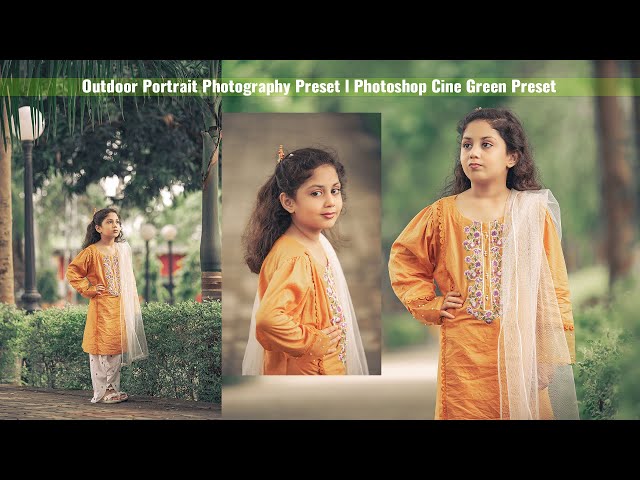 Outdoor Portrait Photography  / Photoshop Cine Green Preset   Special Moody Green  - AL-HAQ-STUDIO class=