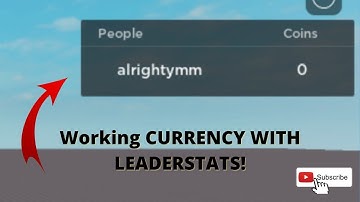 How to make a CURRENCY SYSTEM WITH LEADERSTATS in ROBLOX STUDIO!