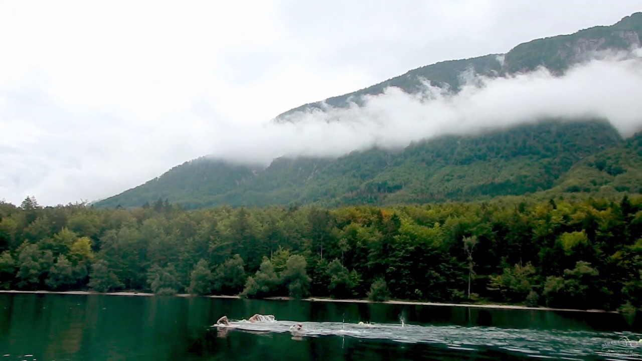 Swim in the Lake Bohinj - Slovenia