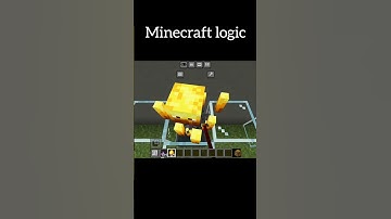 Minecraft logic nowadays😂 #minecraft #gaming