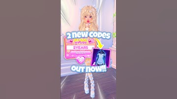 2 *NEW* DTI CODES OUT NOW!! #roblox #dresstoimpress #shorts