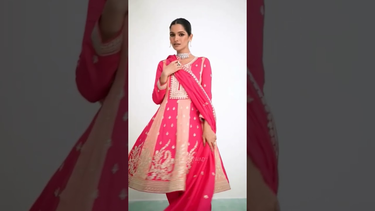 Festive Embroidery Work Silk Tulip Pant Suits for Women #shop today viral video @ArtistryC 6-2-26