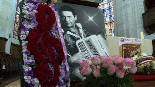 Dernier hommage à l'accordéoniste André Verchuren à Chantilly