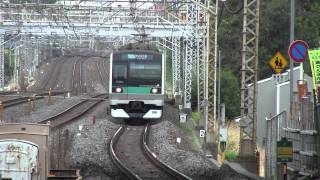 4K2K JR常磐線E233系2000番台マト1編成 北小金駅入線