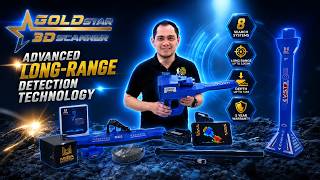 🚀 🛰️ 🔍 Find Gold, Treasures, and Hidden Targets Faster⚡with the GOLD STAR 3D SCANNER! 💎 3d Geo Scanner 10 Meter Range